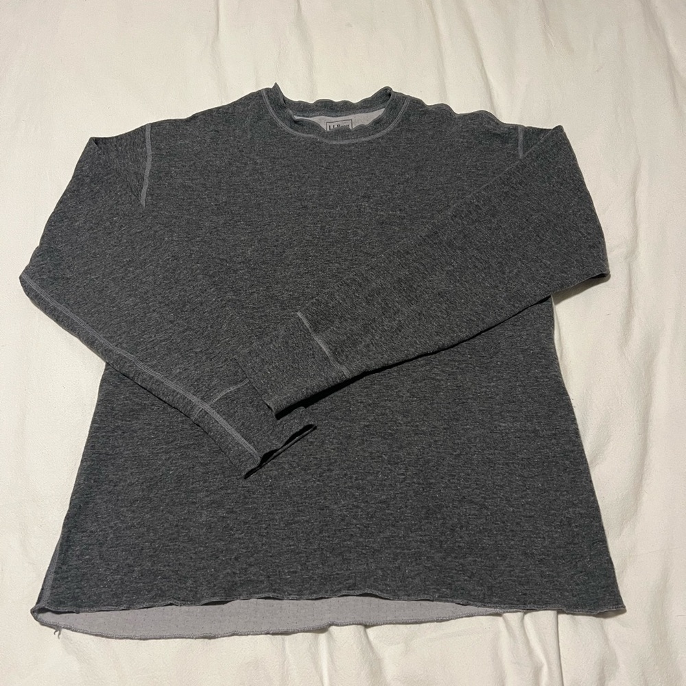 L.L. Bean Charcoal Crew Neck Sweater